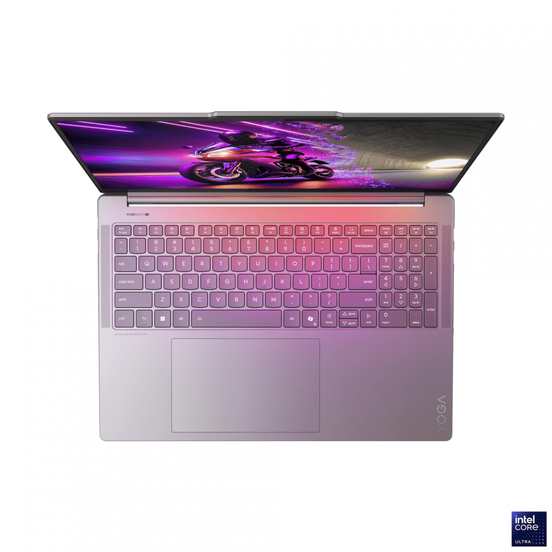 Laptop Lenovo Yoga Pro 9 16IAH10 cu procesor Intel® Core Ultra 7 255H pana la 5.1GHz, 16" 2.8K, WQXGA+ , OLED, 120Hz, 32GB LPDDR5x RAM, 1TB SSD, NVIDIA® GeForce RTX™ 5050 8GB GDDR7, Windows® 11 Pro, Luna Grey, 3y on-site Premium Care 2 Laptop Lenovo Yoga Pro 9 16IAH10 cu procesor Intel® Core Ultra 7 255H pana la 5.1GHz, 16" 2.8K, WQXGA+ , OLED, 120Hz, 32GB LPDDR5x RAM, 1TB SSD, NVIDIA® GeForce RTX™ 5050 8GB GDDR7, Windows® 11 Pro, Luna Grey, 3y on-site Premium Care - imagine 2