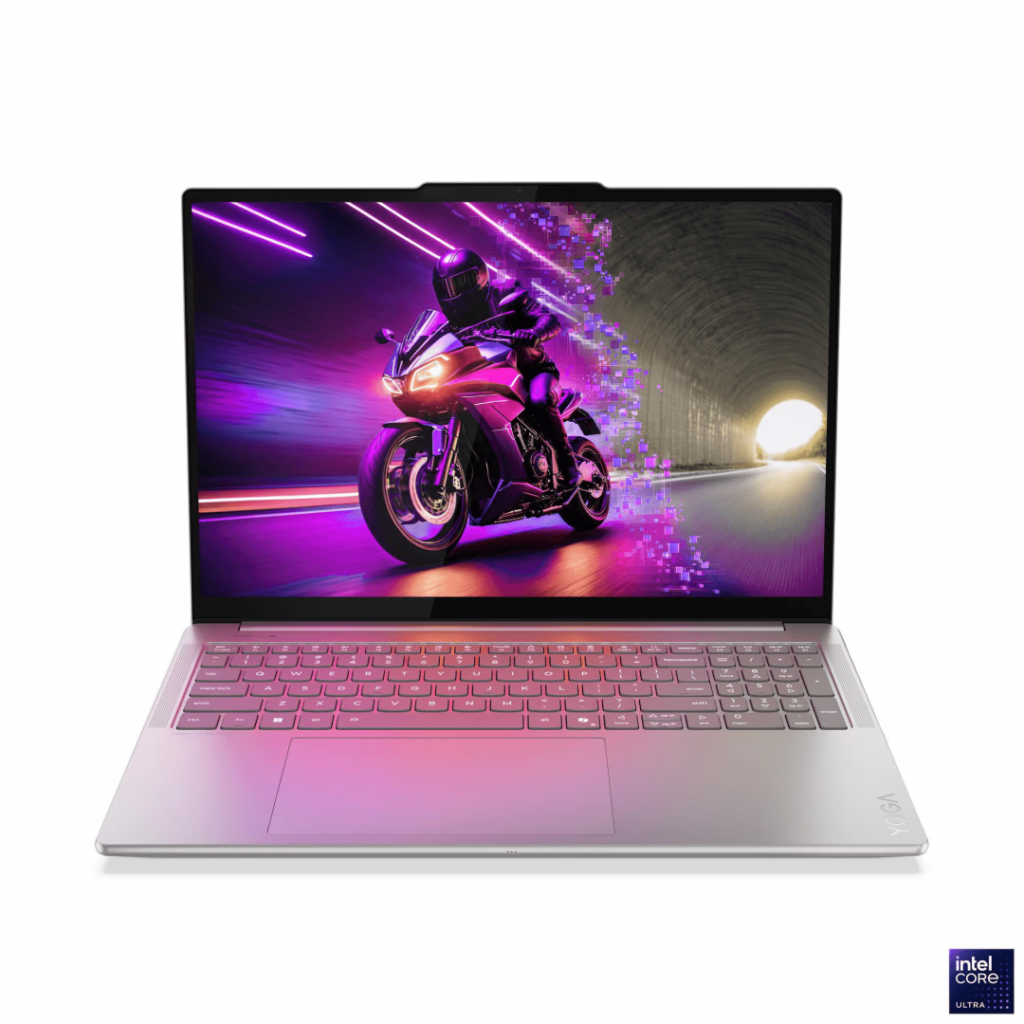Laptop Lenovo Yoga Pro 9 16IAH10 cu procesor Intel® Core Ultra 7 255H pana la 5.1GHz, 16" 2.8K, WQXGA+ , OLED, 120Hz, 32GB LPDDR5x RAM, 1TB SSD, NVIDIA® GeForce RTX™ 5060 8GB GDDR7, Windows® 11 Pro, Luna Grey, 3y on-site Premium Care