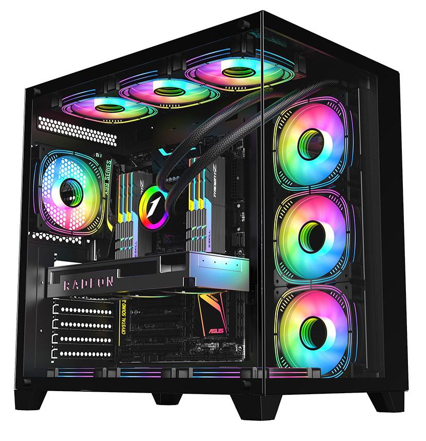 Carcasa 1STPLAYER Gaming MV8 BLACK - imagine 3
