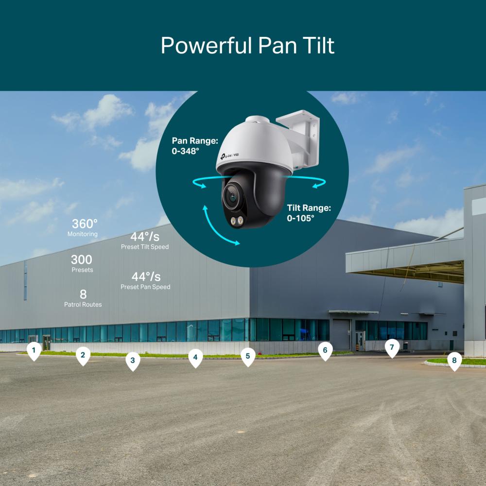 TP-LINK PAN/TILT NTW CAMERA VIGI C540S(4 - imagine 2