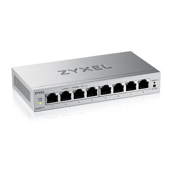 ZYXEL GS1200-8 8-PORT WEB MNG SWITCH 2 ZYXEL GS1200-8 8-PORT WEB MNG SWITCH - imagine 2