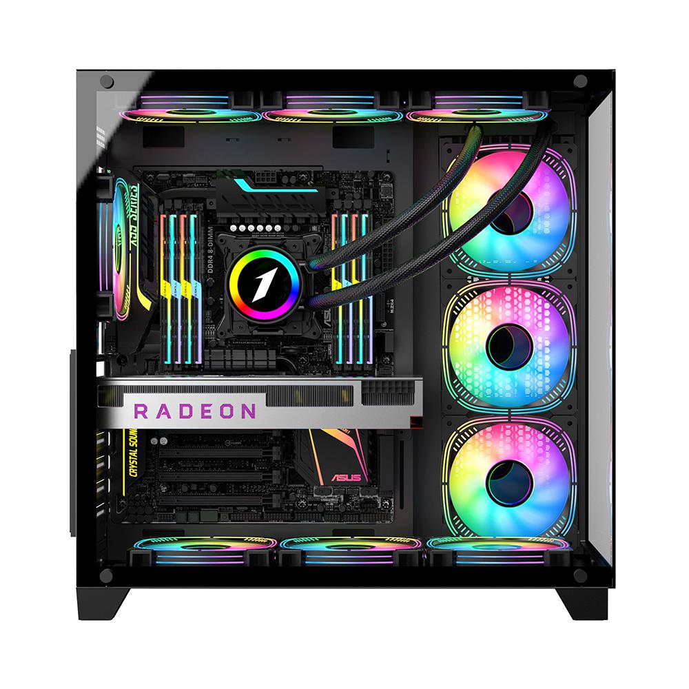 Carcasa 1STPLAYER Gaming MV8 BLACK - imagine 4