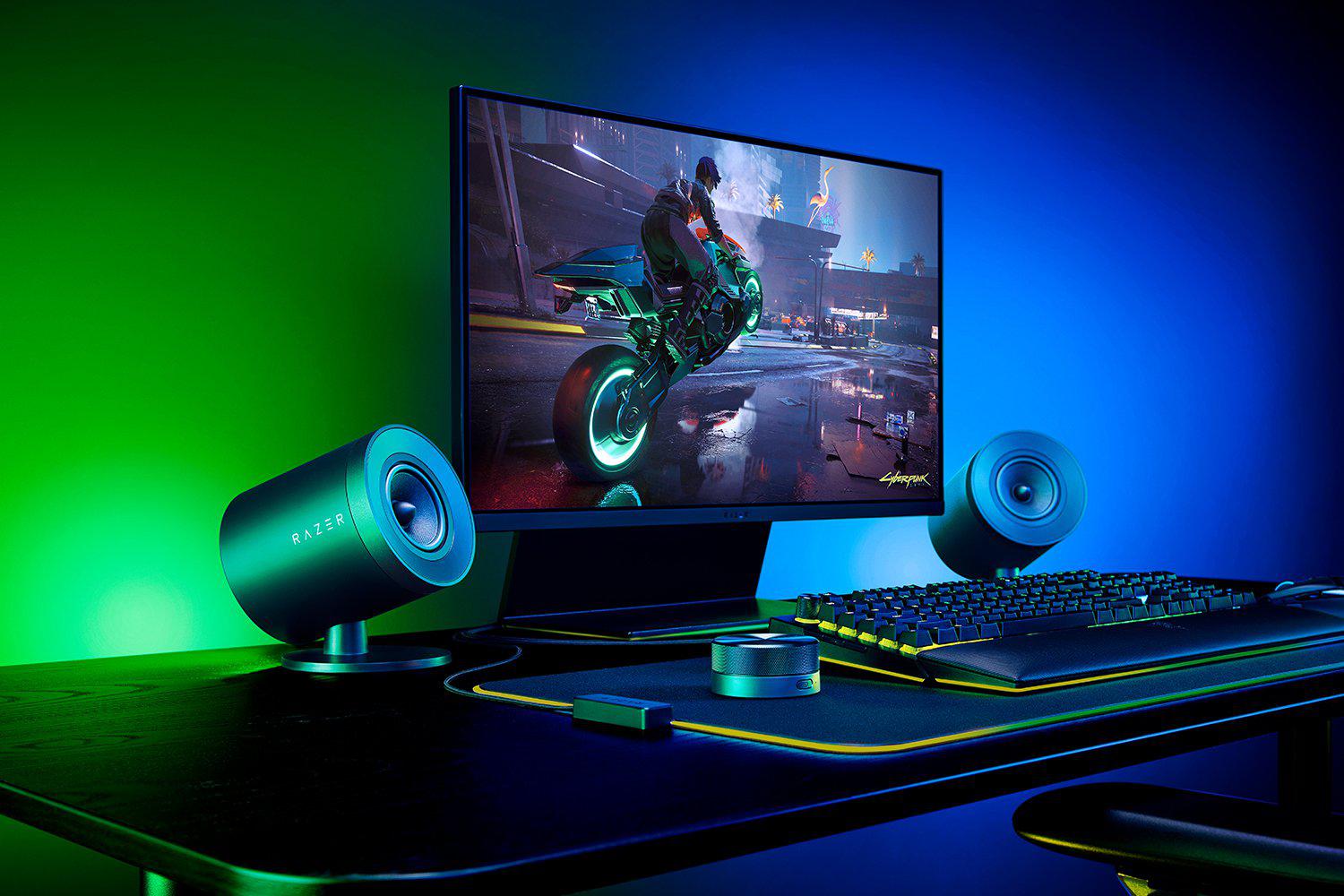 Sistem Boxe PC Razer Nommo V2 Pro, subwoofer wireless, bluetooth 5.3, Negru 6 Sistem Boxe PC Razer Nommo V2 Pro, subwoofer wireless, bluetooth 5.3, Negru - imagine 6