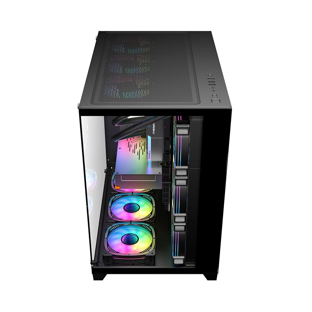 Carcasa 1STPLAYER Gaming MV8 BLACK - imagine 2