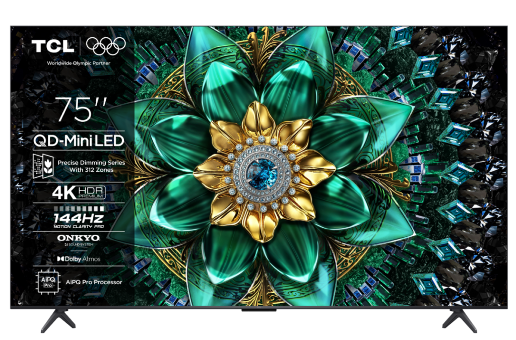 Televizor Mini LED TCL 190 cm 75″ 75Q6C, Ultra HD 4K, Smart TV, WiFi, CI+