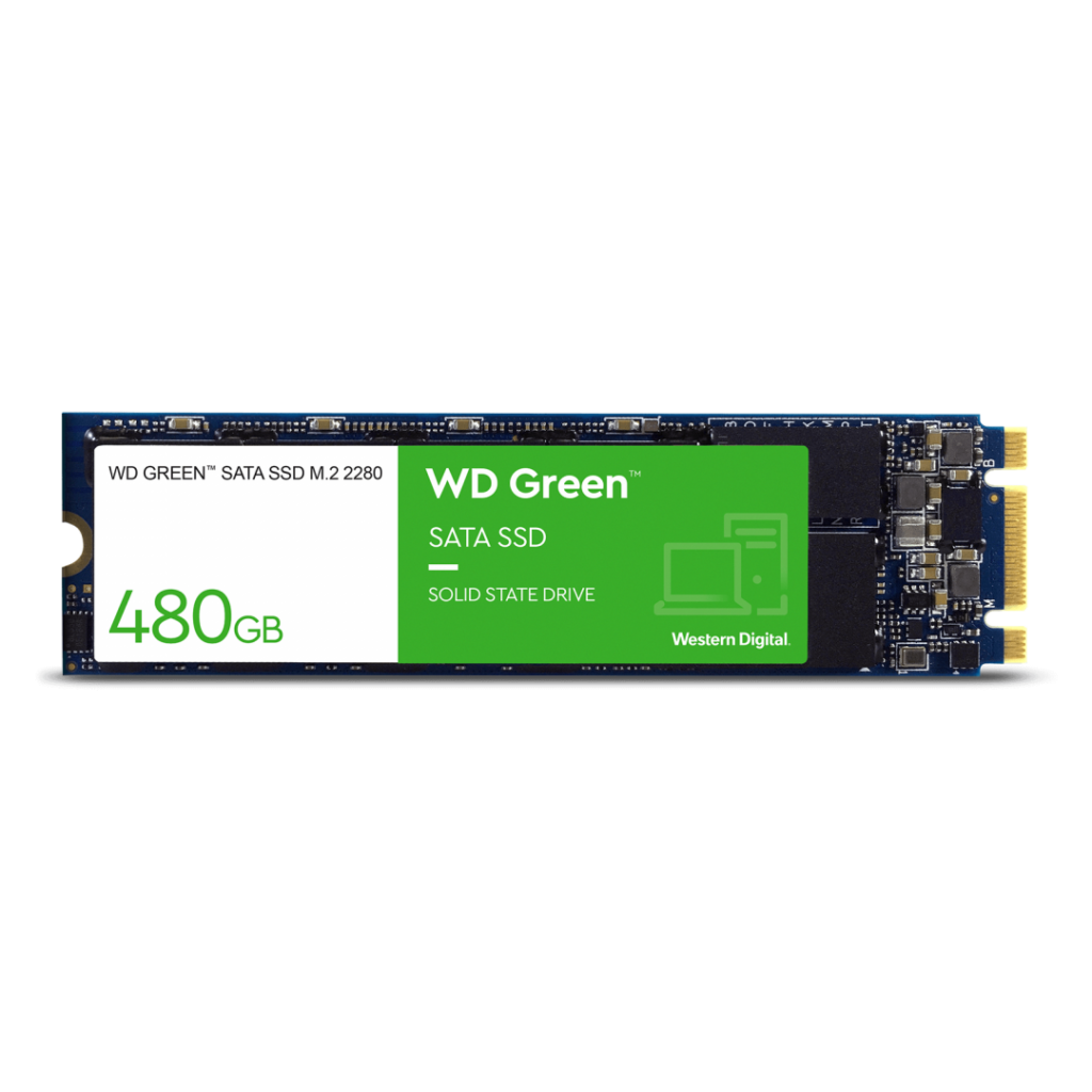 SSD WD Green 480GB SATA, M.2 2280, Read: 545 MBps