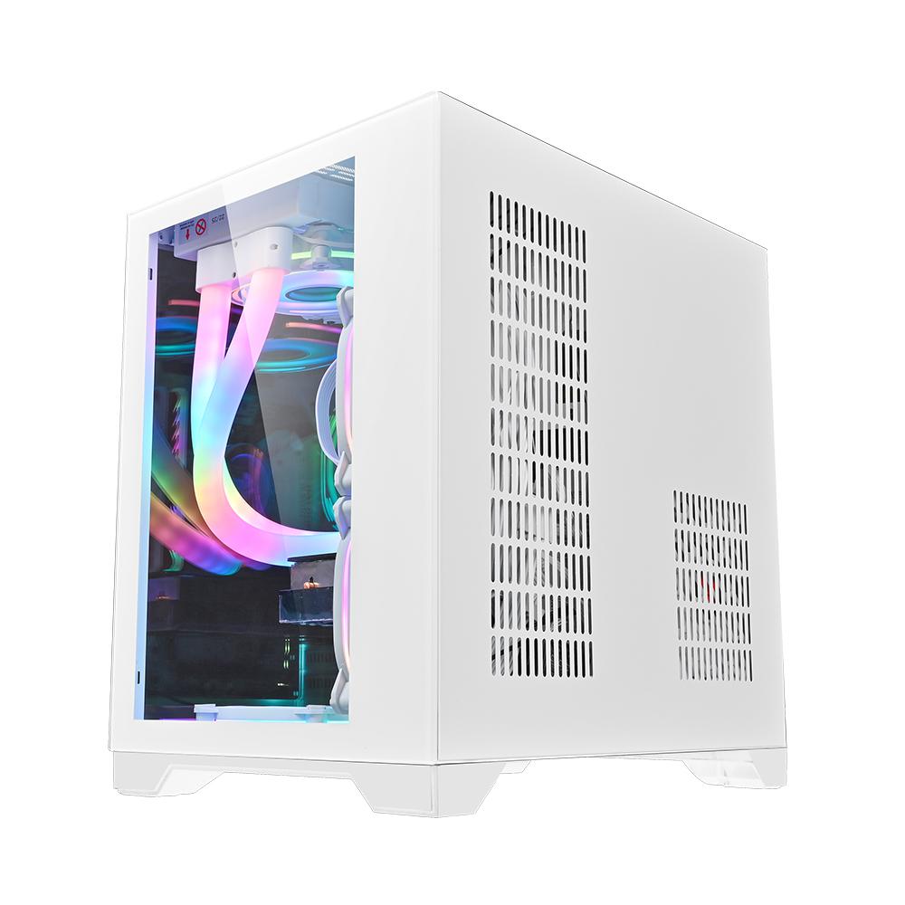 Carcasa 1STPLAYER Gaming MV5 WHITE - imagine 3