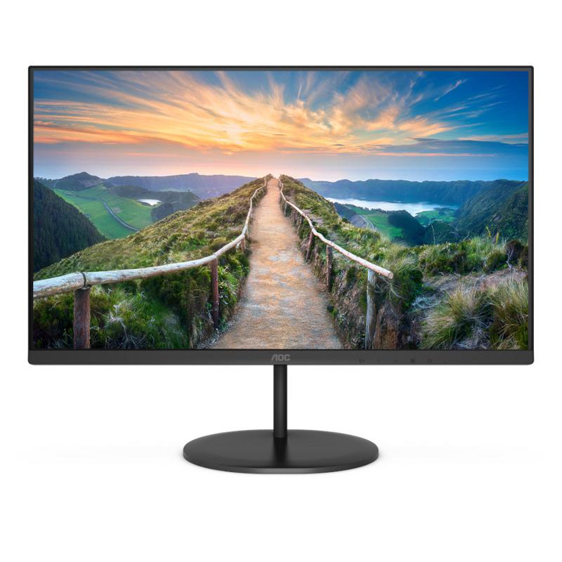 Monitor LED IPS AOC 23.8″, WQHD, Displayport, Vesa, Negru