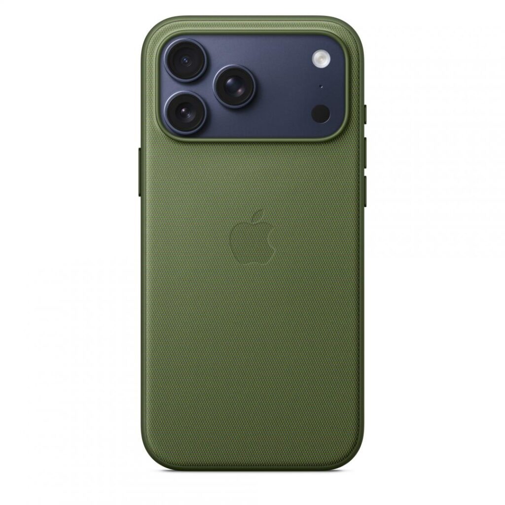 Husa de protectie Apple TechWoven Case cu MagSafe pentru iPhone 17 Pro, Green