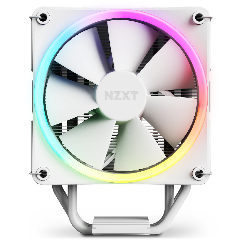 Cooler procesor NZXT T120 RGB, 120 mm PWM, Alb