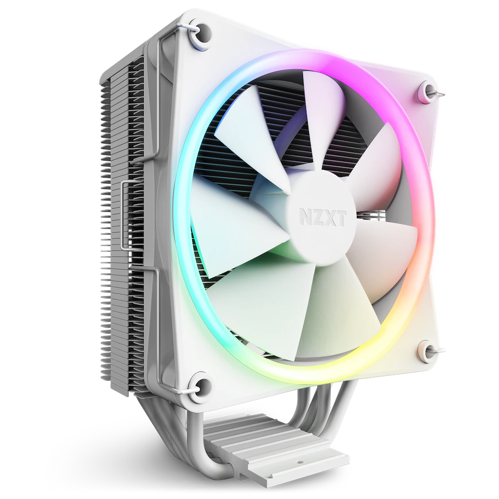 Cooler procesor NZXT T120 RGB, 120 mm PWM, Alb 2 Cooler procesor NZXT T120 RGB, 120 mm PWM, Alb - imagine 2
