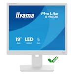 Monitor TN LED iiyama 19″ B1980S-W1, HDMI, DisplayPort, 3ms, Boxe, Pivot Alb