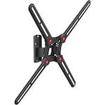 Suport TV de perete Barkan BM320, reglabil, 13″-65″ (32cm-164cm), Negru