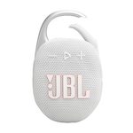 Boxa portabila JBL Clip 5, IP67, Bluetooth, Auracast, Alb
