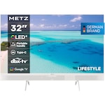 Televizor METZ QLED 32MQE7100Z, 80 cm, Smart Google TV, HD, Clasa E (Model 2025)