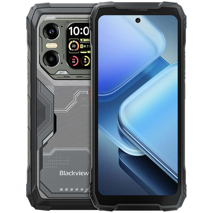 Blackview XPLORE 1 5G Rugged Phone 6.78-inch FHD 2460×1080 120Hz+2.01-inch 296×240 12+256GB MTK Dimensity 7050 octa-core 2.4Ghz Cam 50+64MP+20MP,20000mAh NFC Android  „BVXPLORE1_BK12_EU” (timbru verde 0.45 lei)