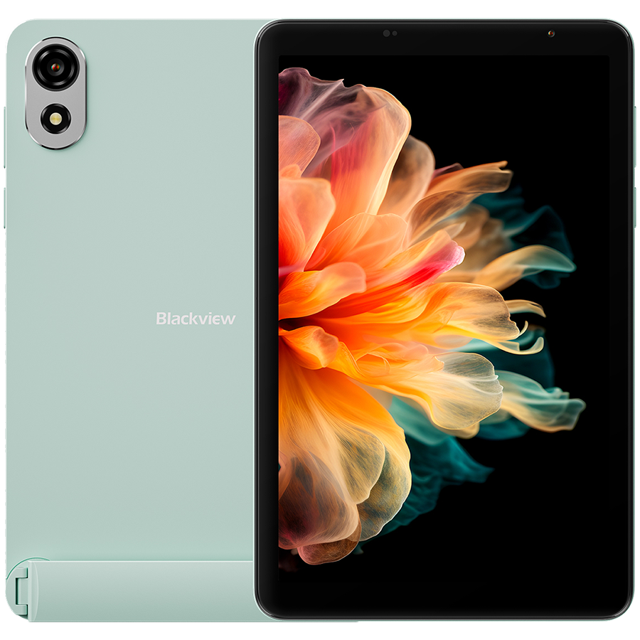 Blackview Zeno 1 LTE 4GB/64GB 8-inch HD IPS 800x1280 90Hz Unisoc T615 Octa-core 1.6GHz 8MP Front/8MP Back Camera Battery 6000mAh Type-C L1 NetflixHD TUV Android 15 Jungle Green "ZENO1_GR64_EU" (timbru verde 0.9 lei)