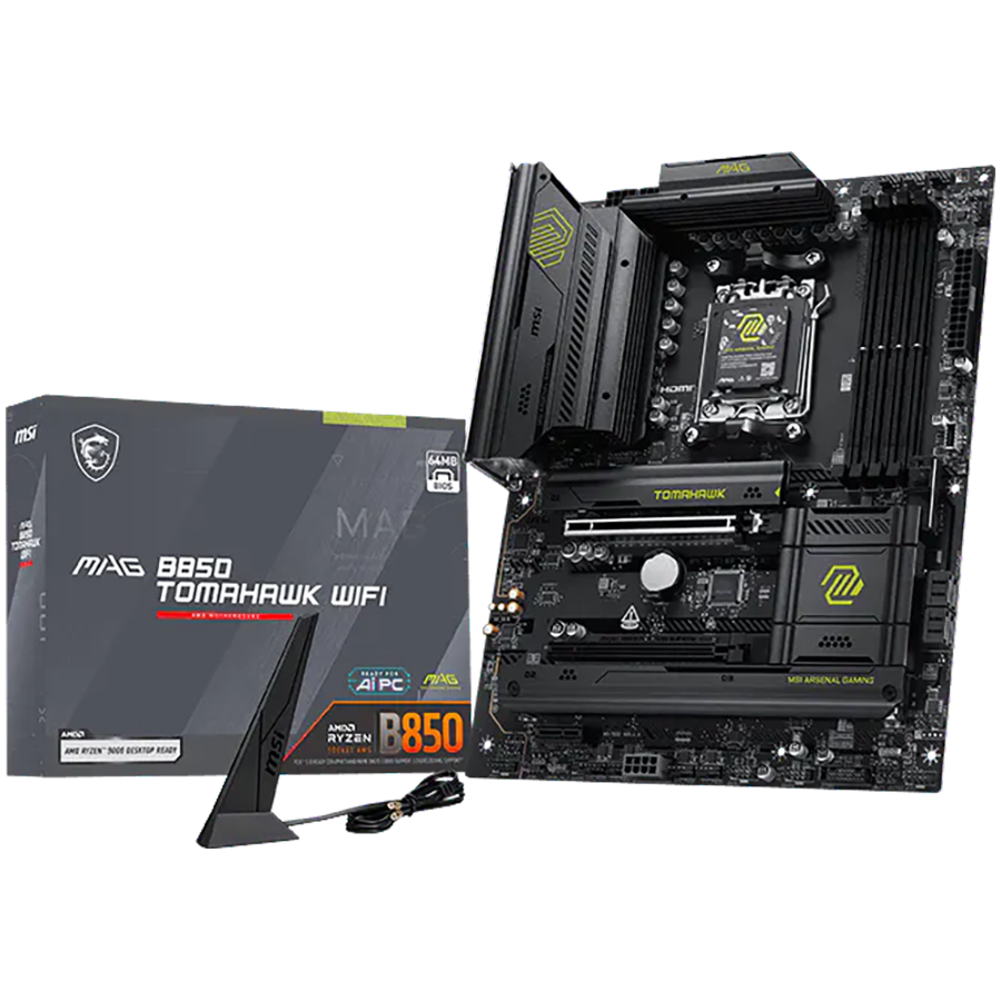 MSI MAG B850 TOMAHAWK WIFI, Socket AM5, 4x DDR5, WiFi7