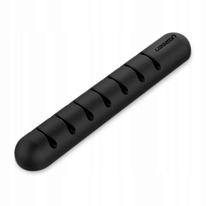 ORGANIZATOR cabluri Ugreen, „LP114” adeziv 3M, sapte orificii destinate organizarii cablurilor, negru „50320” – 6957303853205