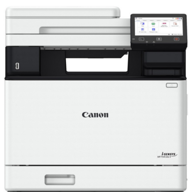 Multifunctional Laser Color Canon MF754CDW II,A4,Functii:Impr|Scan|Cop|Fax., Vit de Print Mono:33ppm, Vit de print color:33ppm,Conectiv:USB|Ret|WiFi, Duplex:Da,ADF:ADF(timbru verde 40 lei) „7185C010AA”
