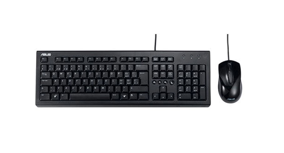 AS TASTATURA+MOUSE U2000 BLACK