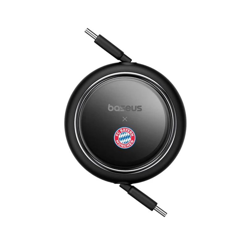 CABLU alimentare si date Baseus Free2Pull Mini, Fast Charging Data Cable pt. smartphone, retractabil, USB Type-C la USB Type-C 100W, 1.5m, negru "P10364500113-00" (timbru verde 0.08 lei) - 6932172668648 - imagine 3