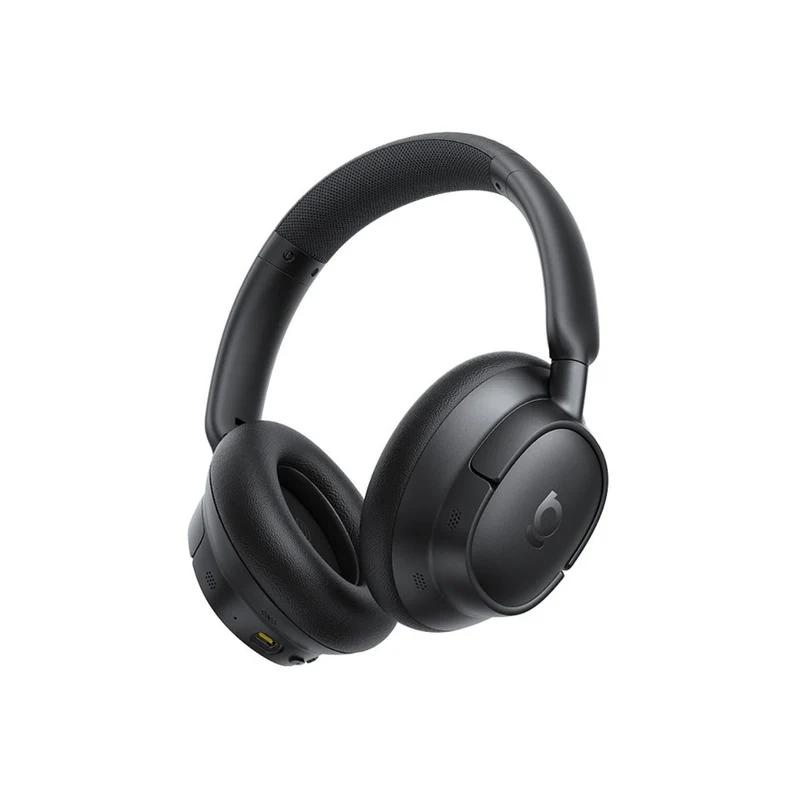 CASTI Baseus Bowie Bass BH1 NC Wireless Noise Cancelling, over ear, 40mm Dynamic Drivers, autonomie 80 ore, microfon pe casca, conectare prin Bluetooth 6.0, negru "A0203703" (timbru verde 0.18 lei) - 6932172696993 - imagine 2