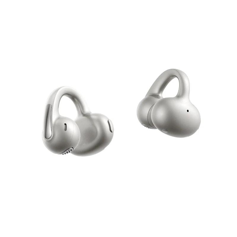 CASTI Baseus Bowie MC1 Pro Open-Ear True Wireless, on ear, pt smartphone, microfon pe casca, conectare prin Bluetooth 6.0, titanium „A0102505” (timbru verde 0.18 lei) – 6932172694890