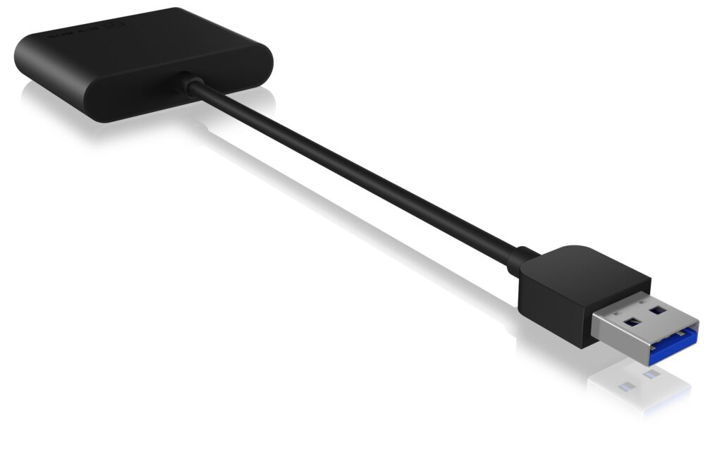 CARD Reader Icy Box interfata USB 3.2 Gen 1, citeste/scrie: CF, SD, microSD, adaptor USB 3.2 Gen 1, „IB-CR301-U3” (timbru verde 0.18 lei)