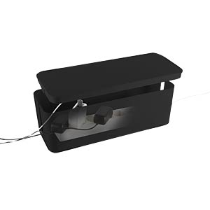 CUTIE cabluri LOGILINK, pentru gestionare cabluri, din plastic, 407x157x133.5mm, black, „KAB0062”