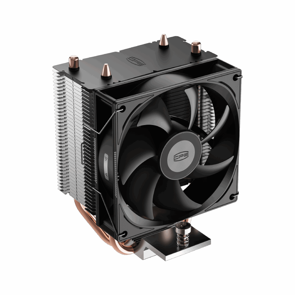 COOLER PCCooler skt. Intel si AMD, racire cu aer, vent. 92mm, 2200 rpm, 2 heatpipes, inaltime 130mm, ,”R200″  (timbru verde 0.8 lei)