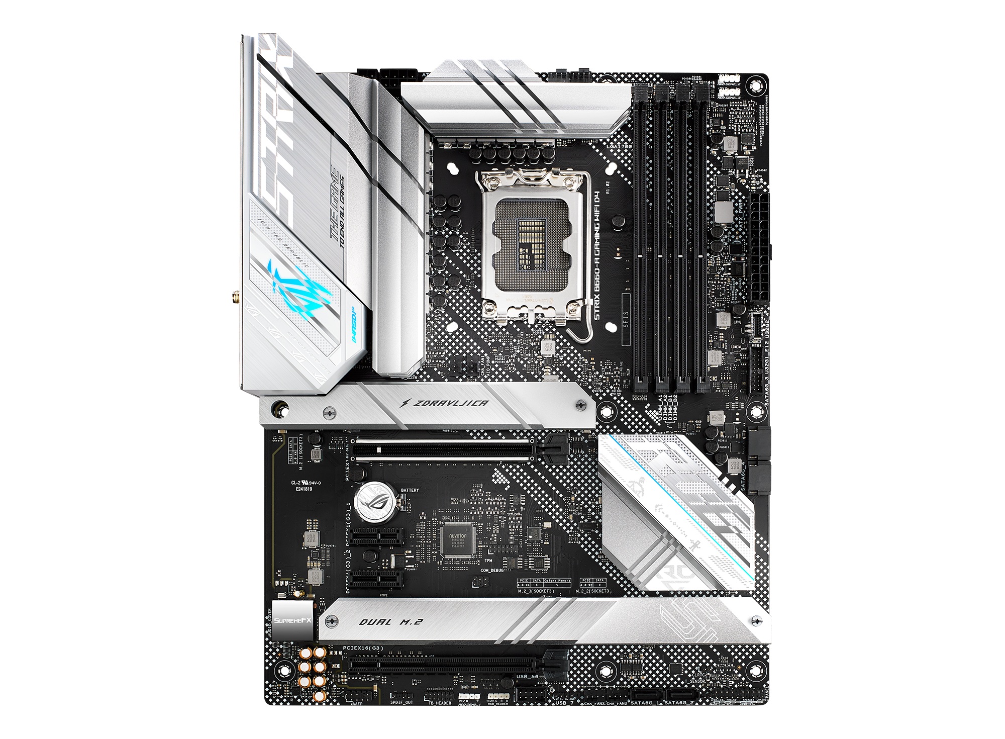 Placa de baza ROG STRIX B660-A GAMING WIFI D4, Intel B660, Socket 1700, ATX "90MB18S0-M0EAY0"