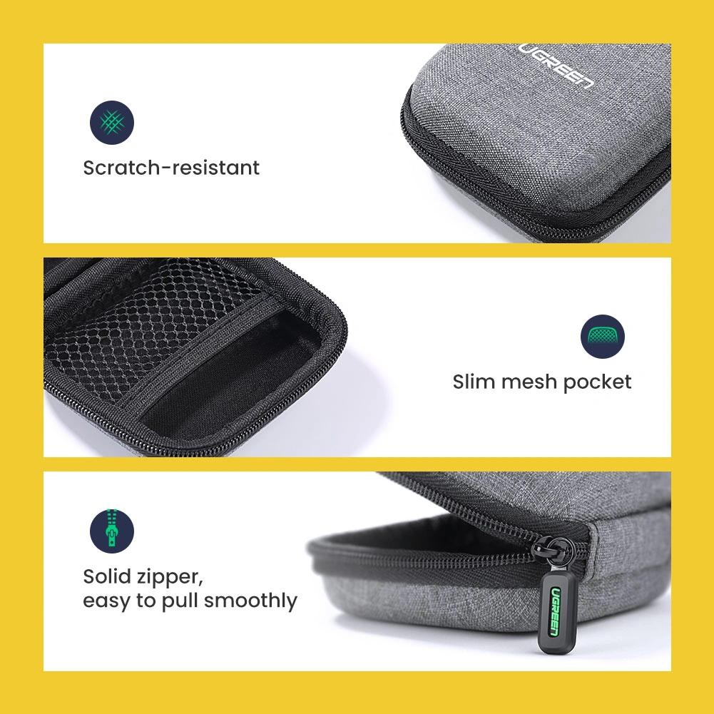 HUSA pentru casti Ugreen, "LP128" dimensiuni 80*80*45mm, albastra "70577" - 6957303875771 - imagine 2