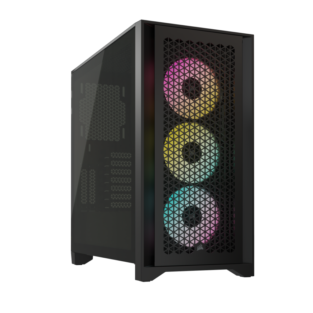 CR iCUE 4000D RGB AIRFLOW MID TOWER BK