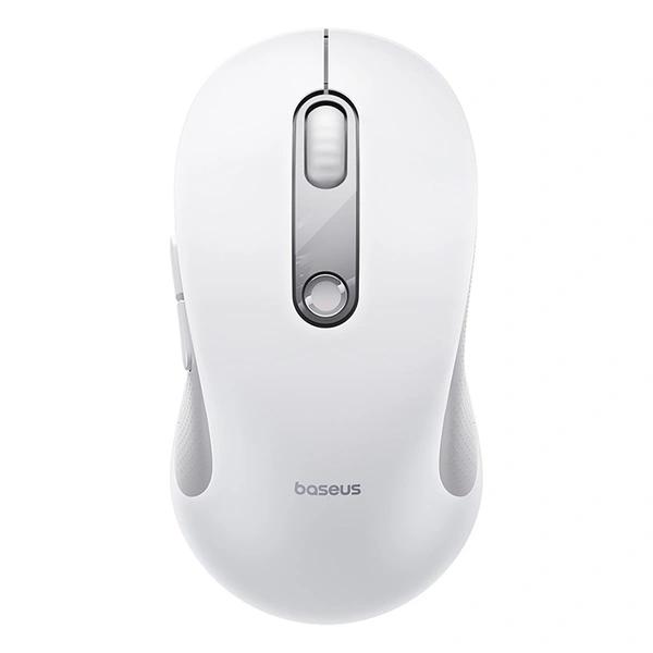 MOUSE Baseus F02 PC sau NB wireless, 2.4Ghz, optic, 800/ 1200/1600 dpi, click silentios, butoane/scroll 4/1, alb, „B0203302” (timbru verde 0.18 lei) – 6932172693404