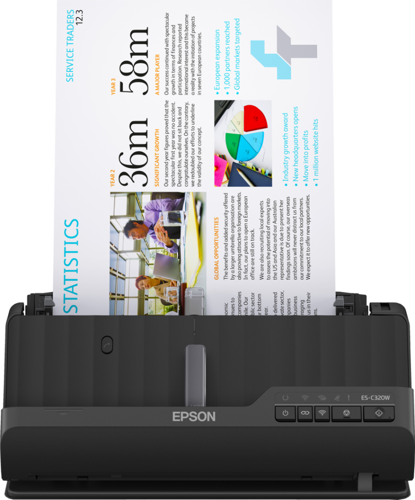 EPSON WorkForce ES-C320W Scanner 30ppm