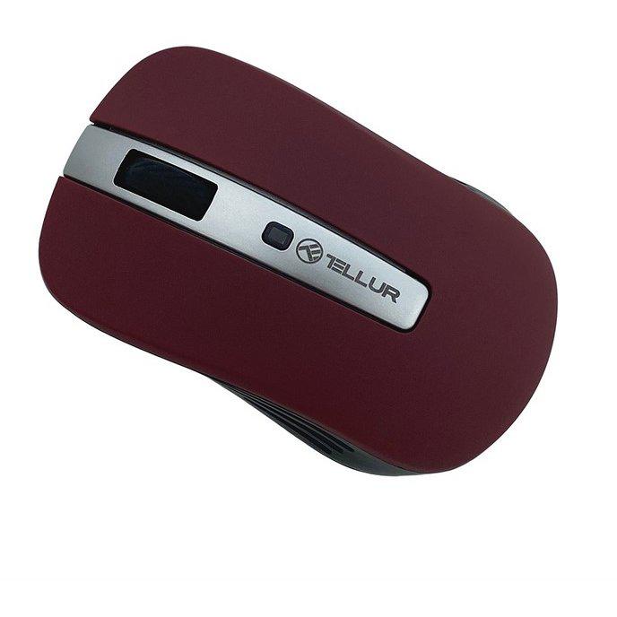 Mouse wireless Tellur Basic, LED, Rosu - imagine 2