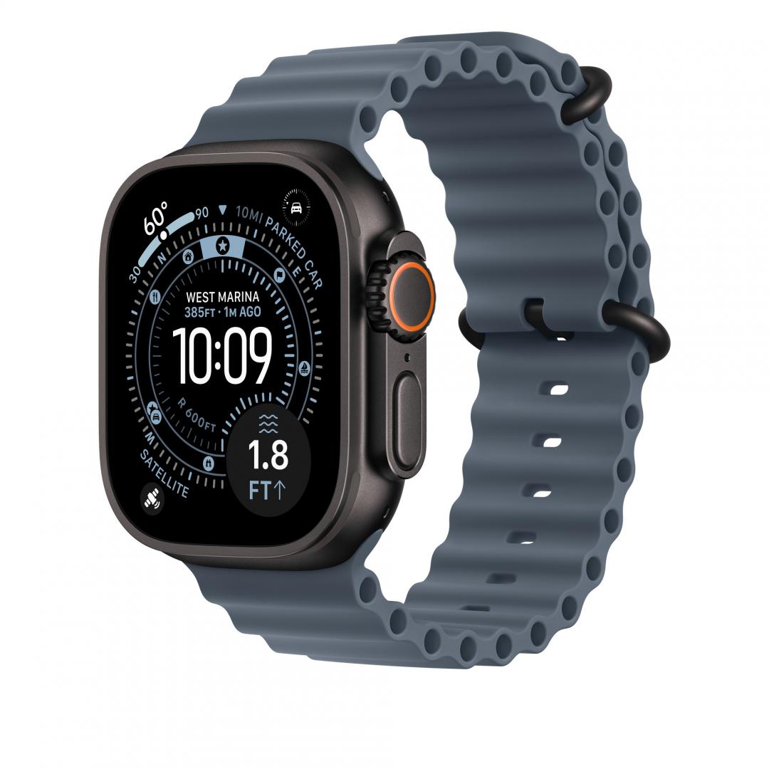 AW BAND 49MM OCEAN ANCH BLUE BK TITAN XL - imagine 3