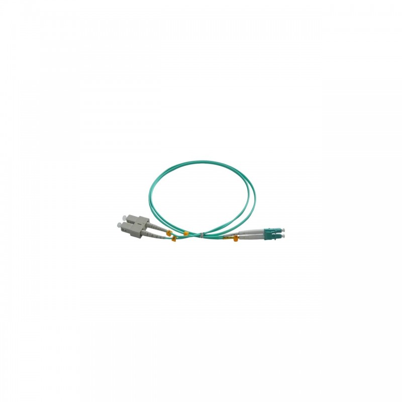 Patchcord FO SC/PC-LC/PC, MM OM3 50/125, manta LSZH 2.0mm, duplex 3m, "SC-LC-MM3/DX-3" (timbru verde 0.08 lei)