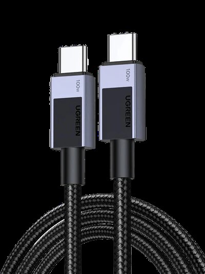 CABLU alimentare si date Ugreen, „L512”, Fast Charging Data Cable pt. smartphone, USB Type-C la USB Type-C 100W, 0.5m, negru „35985” (timbru verde 0.08 lei) – 6941876239856