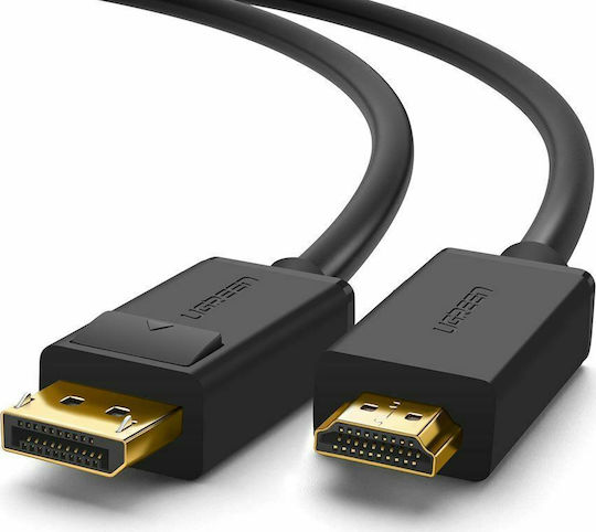 CABLU video Ugreen, "DP101" DP (T) la HDMI (T) 4K la 30Hz, lungime 3m, negru "10203" (timbru verde 0.08 lei) - 6957303812035 - imagine 2