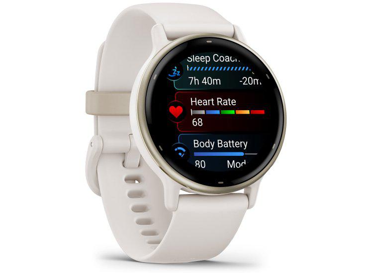 Ceas Garmin vivoactive 5 Ivory/Cream "010-02862-11" (timbru verde 0.18 lei) - imagine 2