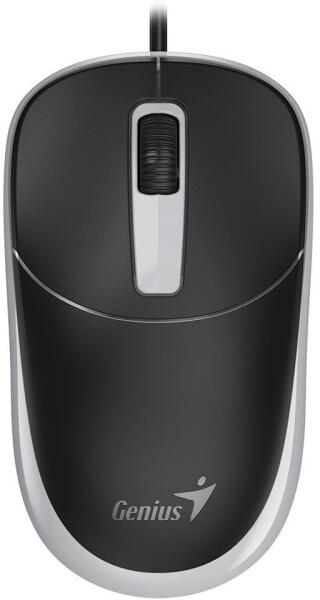 MOUSE Genius „DX-123”, PC sau NB, cu fir, USB-C, optic, butoane/scroll 3/1, gri, „31010033407” (timbru verde 0.18 lei)