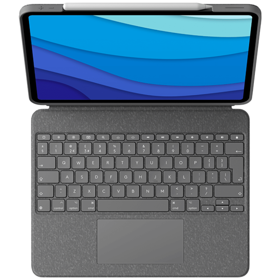 LOGITECH Combo Touch for iPad Pro 11-inch (1st, 2nd, and 3rd gen) - GREY - US INT'L - imagine 2