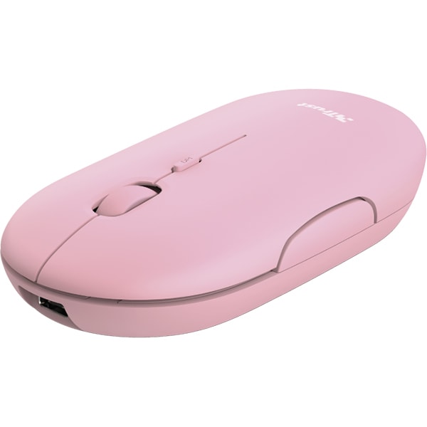Mouse Trust Puck 1600 DPI, roz