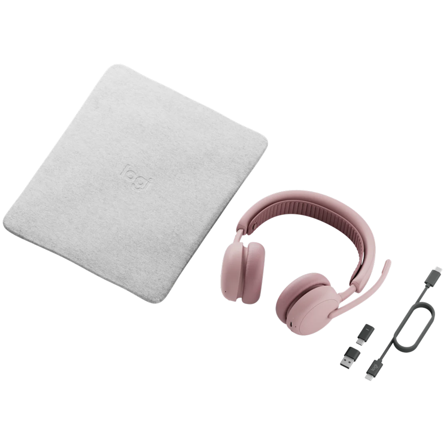 LOGITECH HEADSET - Zone Wireless 2 ES - ROSE - BT/CORDED - EMEA28i-935 - imagine 3