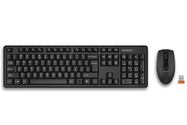 Kit A4Tech 3330N WS, negru