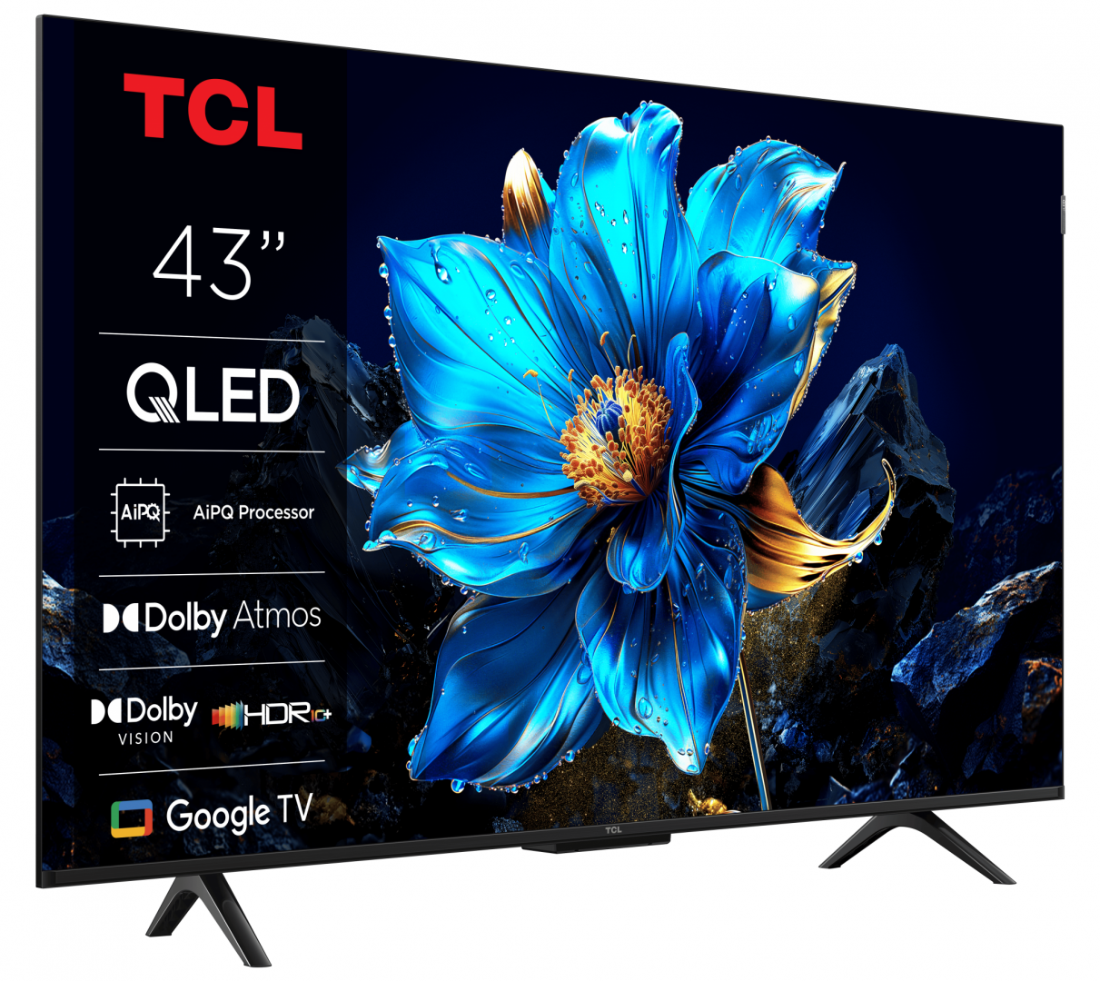 QLED TV 4K 43''(108 cm) TCL 43P7K - imagine 2