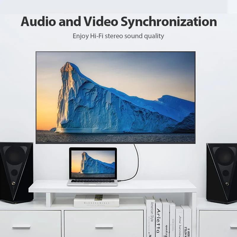 Cablu video Vention, HDMI(T) la HDMI (T), 0.5m, rezolutie 4K la 60Hz, negru, "AAIBD" (timbru verde 0.08 lei) - 6922794741553 - imagine 4