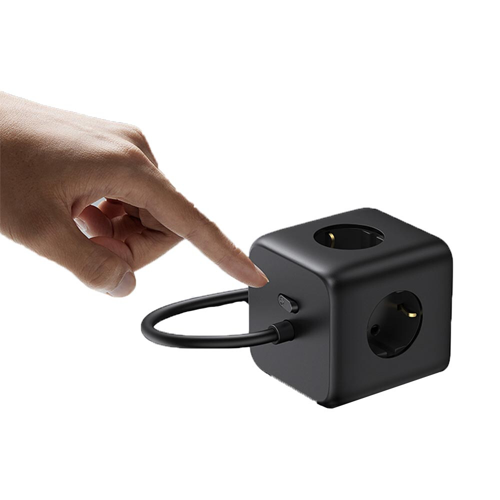 INCARCATOR RETEA Ugreen, "CD268", Powerstrip, Quick Charge 65W, 3 x AC, 2 x USB Type-C Output 5V/3A, 2 x USB, include cablu lungime 1.8m, gri "60113" (timbru verde 0.18 lei) - 6957303861132 - imagine 3